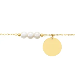 Bracelet Or Jaune Loreto Perles De Culture-Histoire d'Or Online