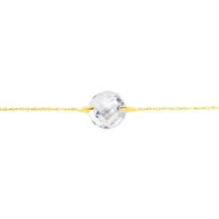 Histoire d'Or Bracelet Or Jaune Ludmille Oxyde De Zirconium