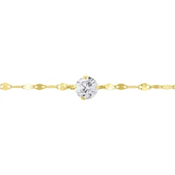 Histoire d'Or Bracelet Or Jaune Luminae Oxyde De Zirconium