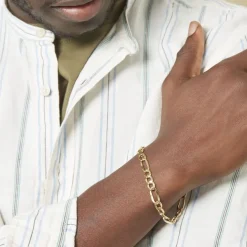 Bracelet Maille Alternée-Histoire d'Or