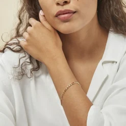 Bracelet Maille Alternée 1/3-Histoire d'Or Outlet
