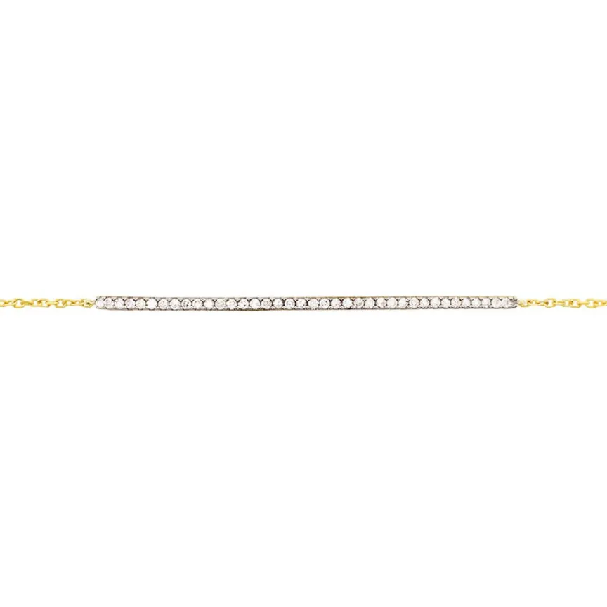 Bracelet Or Jaune Nalania Diamant-Histoire d'Or Clearance