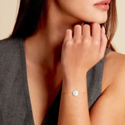 Histoire d'Or Bracelet Or Jaune Sweet Rosace Oxyde De Zirconium