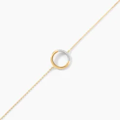 Bracelet Or Jaune Vahina Diamants-Histoire d'Or Discount