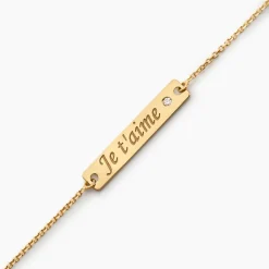 Bracelet Or Jaune Xaverianne Oxyde-Histoire d'Or Outlet