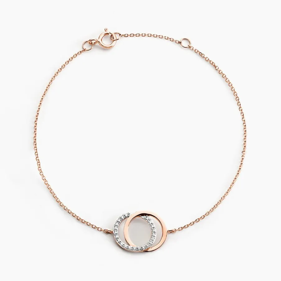 Histoire d'Or Bracelet Or Rose Tresha Diamants