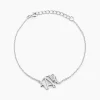 Bracelet Origami Argent Blanc Oxyde De Zirconium-Histoire d'Or Clearance