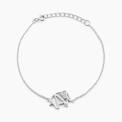 Bracelet Origami Argent Blanc Oxyde De Zirconium-Histoire d'Or Clearance
