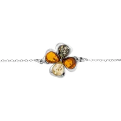 Bracelet Oviya Argent Blanc Ambre-Histoire d'Or Online