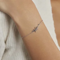 Histoire d'Or Bracelet Oya Argent Blanc Oxyde De Zirconium