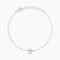 Histoire d'Or Bracelet Paesie Argent Blanc Oxyde De Zirconium
