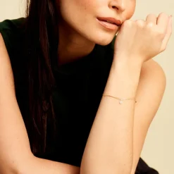 Bracelet Pampilles Colorées Or Jaune Amazonite-Histoire d'Or Discount