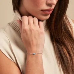 Bracelet Parad'eyes Argent Blanc-Histoire d'Or Hot