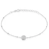 Histoire d'Or Bracelet Pascalin Argent Blanc Oxyde De Zirconium