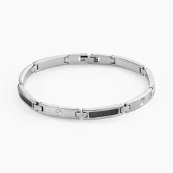Bracelet Patrick Acier Blanc-Histoire d'Or Discount