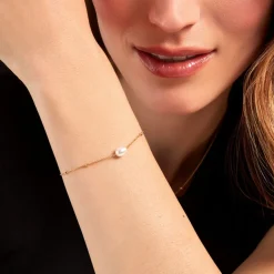 Bracelet Pearly Or Jaune Perle De Culture-Histoire d'Or Online