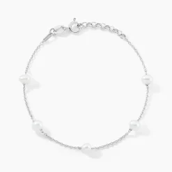 Histoire d'Or Bracelet Perlita Argent Blanc Perle De Culture