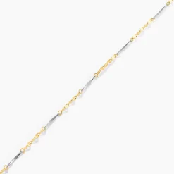 Histoire d'Or Bracelet Peyronne Or Bicolore