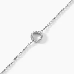 Bracelet Peytone Argent Blanc-Histoire d'Or