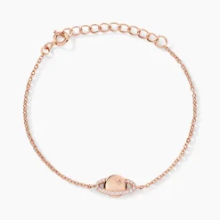 Bracelet Phibi Argent Rose Oxyde De Zirconium-Histoire d'Or Discount
