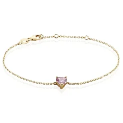 Histoire d'Or Bracelet Plaqué Or Carpantus Oxyde De Zirconium