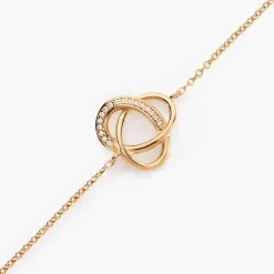 Histoire d'Or Bracelet Plaqué Or Henia Oxydes De Zirconium