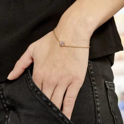 Bracelet Plaqué Or Jaune Alais Oxyde De Zirconium-Histoire d'Or New