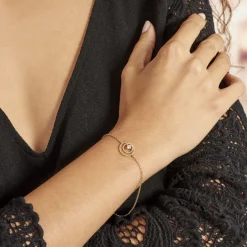 Bracelet Plaqué Or Jaune Danys Oxyde De Zirconium-Histoire d'Or Outlet