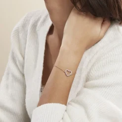 Histoire d'Or Bracelet Plaqué Or Jaune Xavia Oxydes De Zirconium