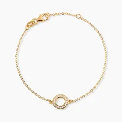 Bracelet Plaqué Or Klaar Oxydes De Zirconium-Histoire d'Or Hot