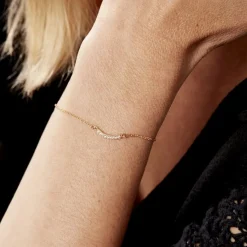 Histoire d'Or Bracelet Plaqué Or Kumb Oxydes De Zirconium