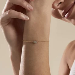 Histoire d'Or Bracelet Plaqué Or Nafissa Oxydes De Zirconium