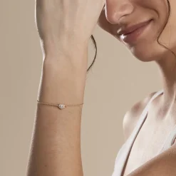 Histoire d'Or Bracelet Plaqué Or Nafissa Oxydes De Zirconium