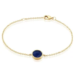 Bracelet Plaqué Or Neassasodalite-Histoire d'Or New