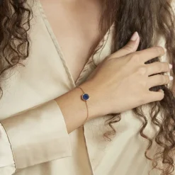 Bracelet Plaqué Or Neassasodalite-Histoire d'Or New