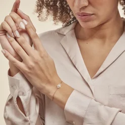 Bracelet Plaqué Or Stijn Oxyde De Zirconium-Histoire d'Or Discount