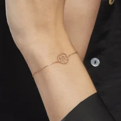 Histoire d'Or Bracelet Plaque Or Jaune Galvina