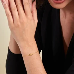 Histoire d'Or Bracelet Preeda Plaqué Or Jaune