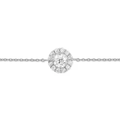 Bracelet Princess Argent Blanc Oxyde De Zirconium-Histoire d'Or Discount