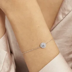 Bracelet Princess Argent Blanc Oxyde De Zirconium-Histoire d'Or Discount