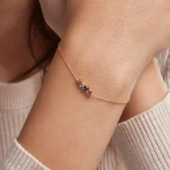 Bracelet Printemps Précieux Or Jaune Topaze Améthyste-Histoire d'Or Clearance