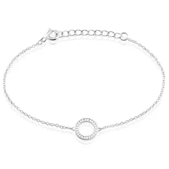 Histoire d'Or Bracelet Prisco Argent Oxyde De Zirconium