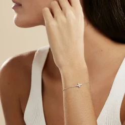 Bracelet Priscus Argent Blanc Oxyde De Zirconium-Histoire d'Or