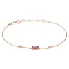 Bracelet Purple Mood Argent Rose Oxyde De Zirconium-Histoire d'Or Discount