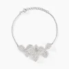 Histoire d'Or Bracelet Radiant Bloom Argent Blanc Oxyde