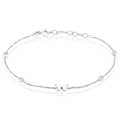 Histoire d'Or Bracelet Rana Argent Blanc Oxyde De Zirconium
