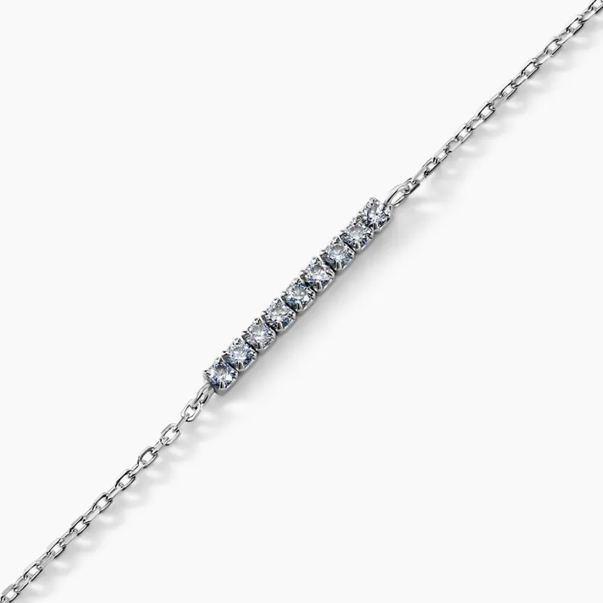 Bracelet Rio Tennis Argent Blanc Oxyde De Zirconium-Histoire d'Or Hot