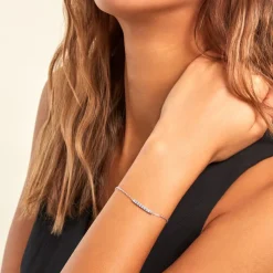 Bracelet Rio Tennis Argent Blanc Oxyde De Zirconium-Histoire d'Or Hot