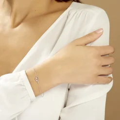 Bracelet Roma Argent Blanc Oxyde De Zirconium-Histoire d'Or Sale