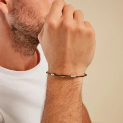 Histoire d'Or Bracelet Royan Acier Tricolore